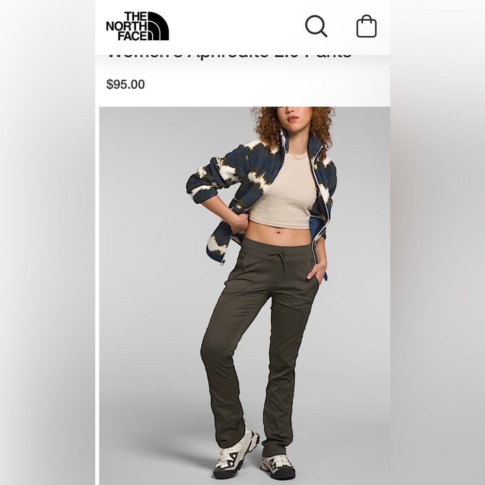 The North Face Olive Green Track Pants